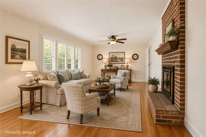 Virtually Staged — Visualize What This Living Space Could Be