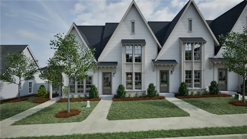 Digital Rendering of Townhome Interior Unit 202