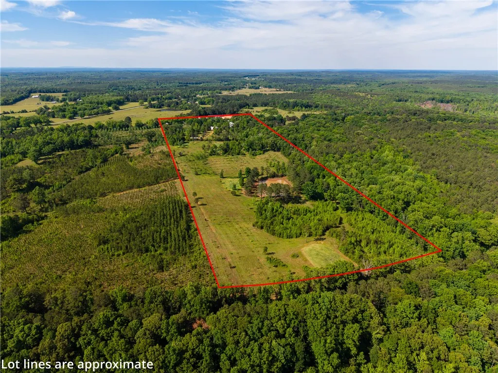 Discover vast acreage with mature trees and open fields, ready for your vision.