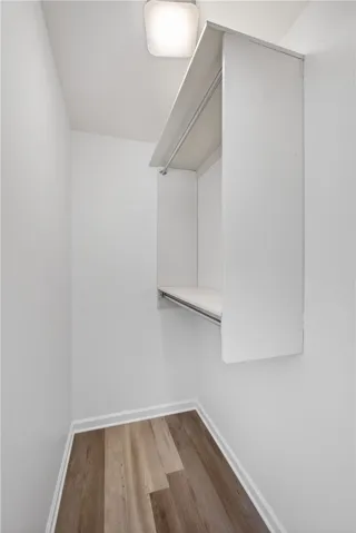 guest walk-in closet, and there is a second closet.
