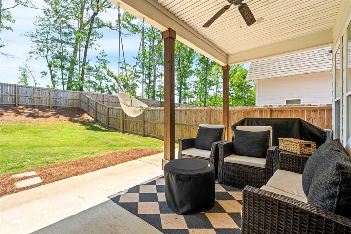 1186 Woodland Circle offers your own private retreat with a fully fenced yard backing up to HOA buffer area