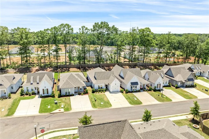 Home backs up to HOA buffer area
