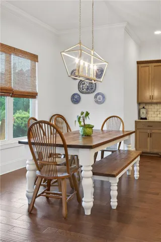 A refined dining space