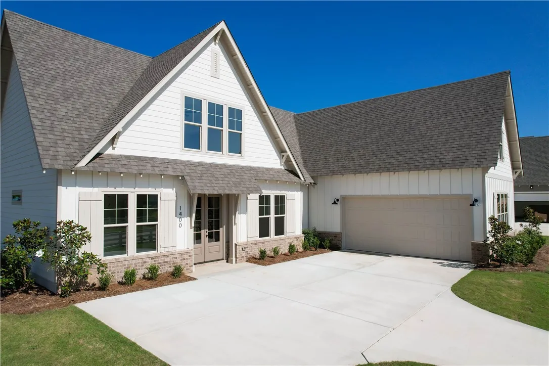 Front Left Elevation - View of 2 Car Garage