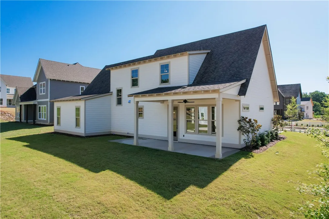 Rear Exterior Elevation - Covered Back Patio