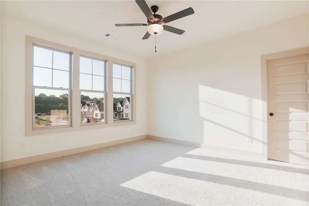 Carpet with comfort pad installed in Guest / Upstairs Bedrooms