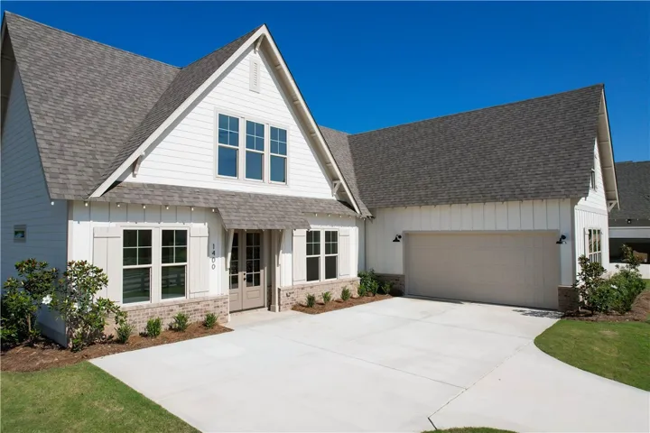 Front Left Elevation - View of 2 Car Garage