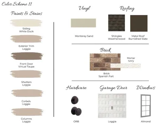 Auburn Farms Lot 5 - Exterior Color Scheme