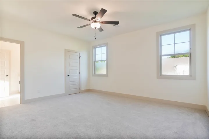 Carpet with comfort pad installed in Guest / Upstairs Bedrooms