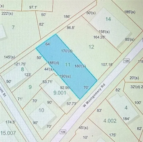 Visualize property boundaries and lot dimensions with this detailed plat map.