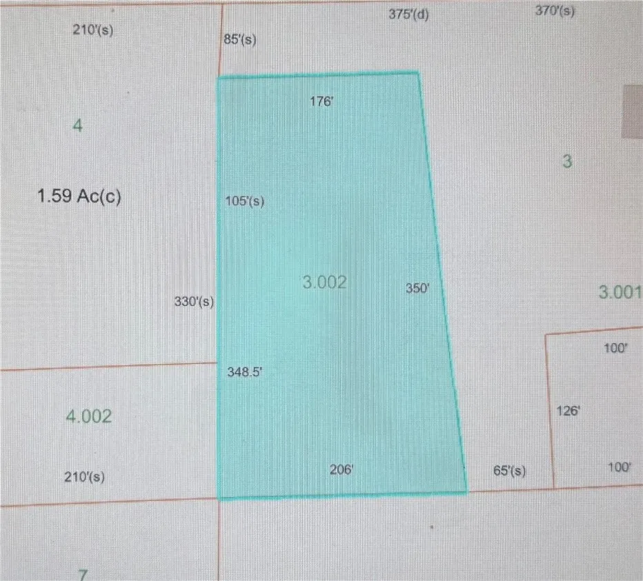Visualize your future property's boundaries and dimensions with this clear plat map.