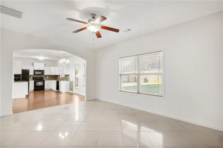 This bright interior features an open-concept design and ample natural light, perfect for contemporary living.
