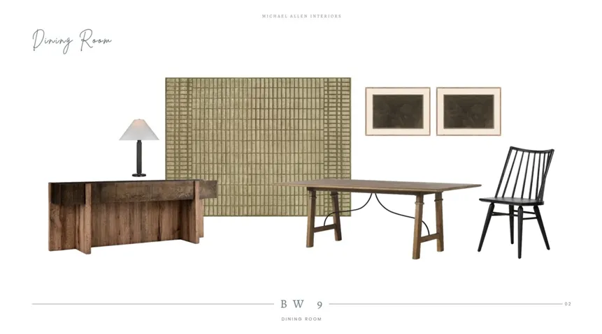 Imagine delightful meals within this distinct dining space.