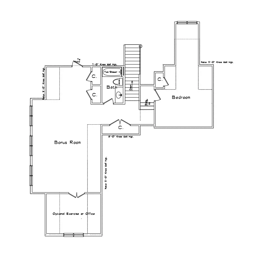 Visualize potential layouts and spatial relationships with this comprehensive floor plan.