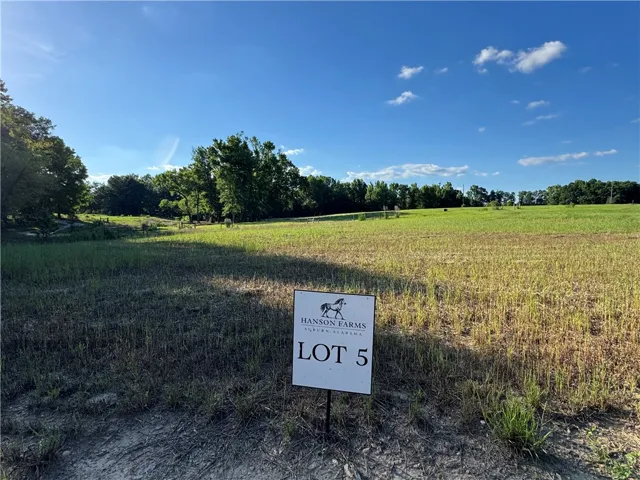 A verdant, open lot presents an ideal canvas for building your dream estate.
