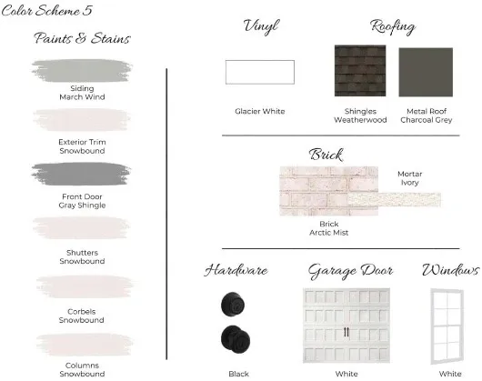 Auburn Farms Lot 4 - Exterior Color Scheme 5