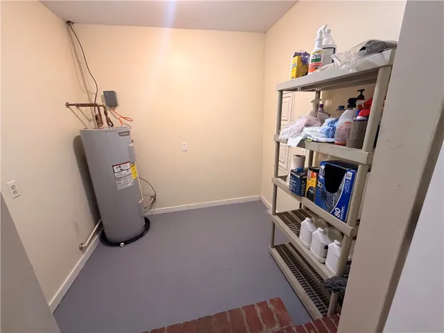 Utility room off of two car garage