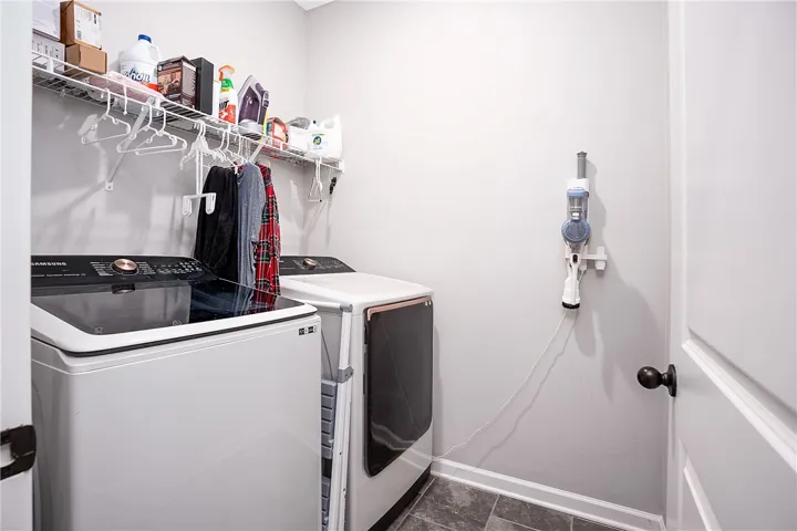 Functional laundry room.