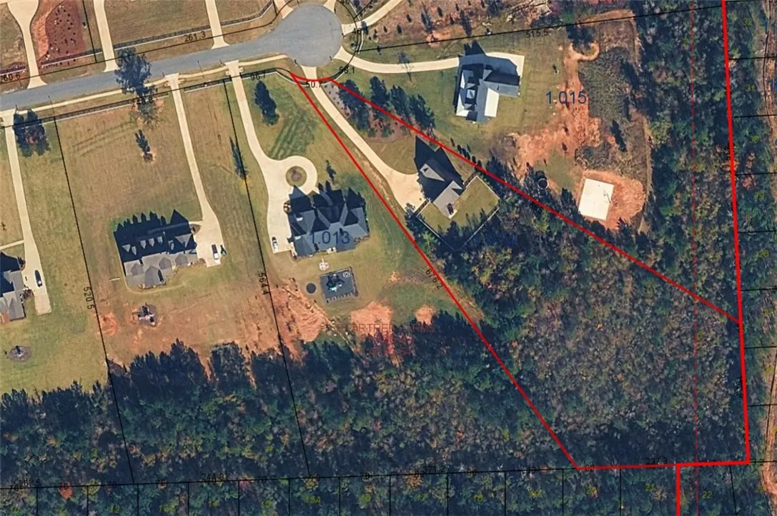 Home rests on 2.97 acre lot.