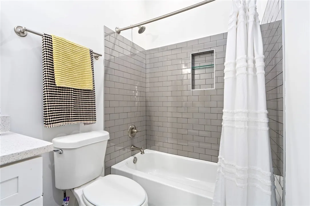 Full bath connected to office