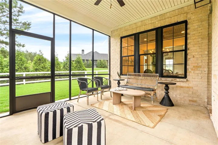 Screened patio