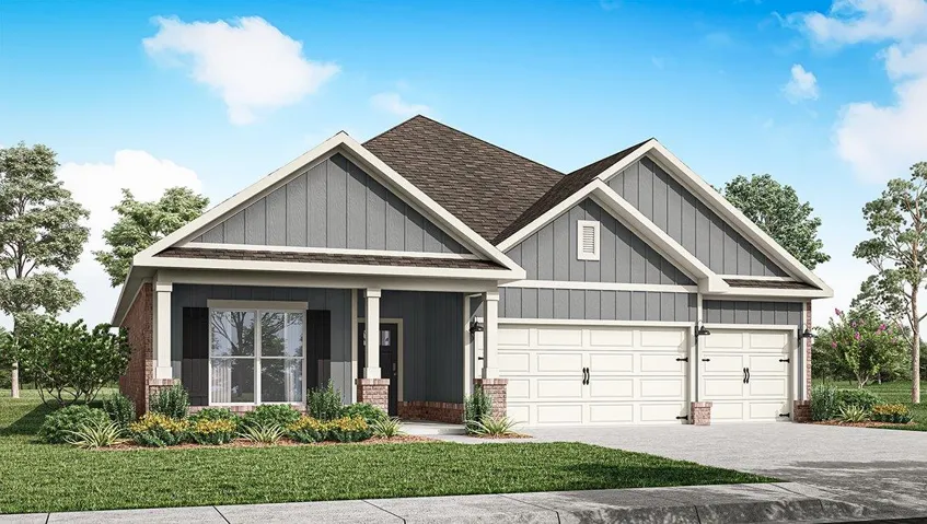 Well-kept landscape and a covered entry welcome you to this inviting property.