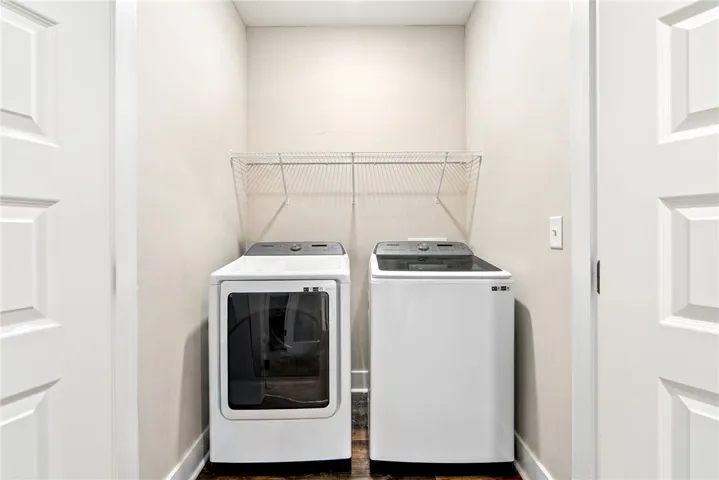 Laundry is located on 2nd floor providing convenient access to bedrooms
