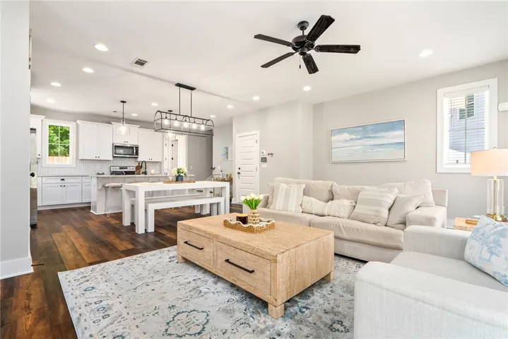 An open concept layout makes this home ideal for entertaining.
