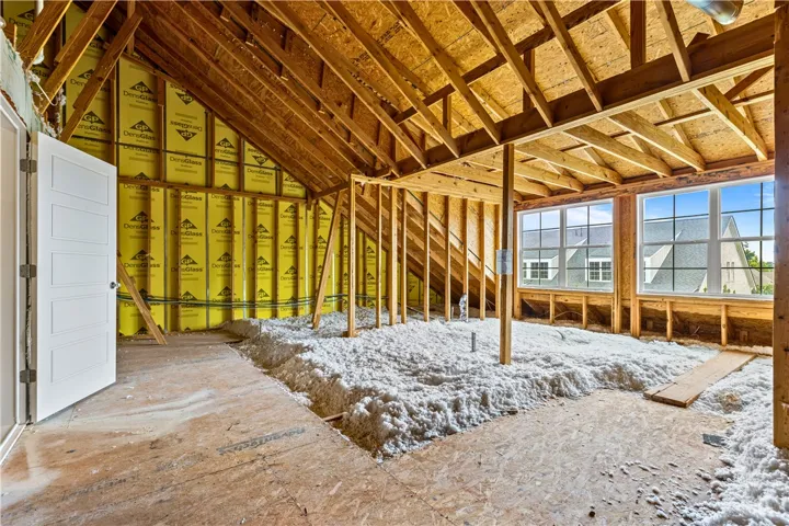 Ready for transformation, this unfinished attic space provides an ideal canvas for future customization.