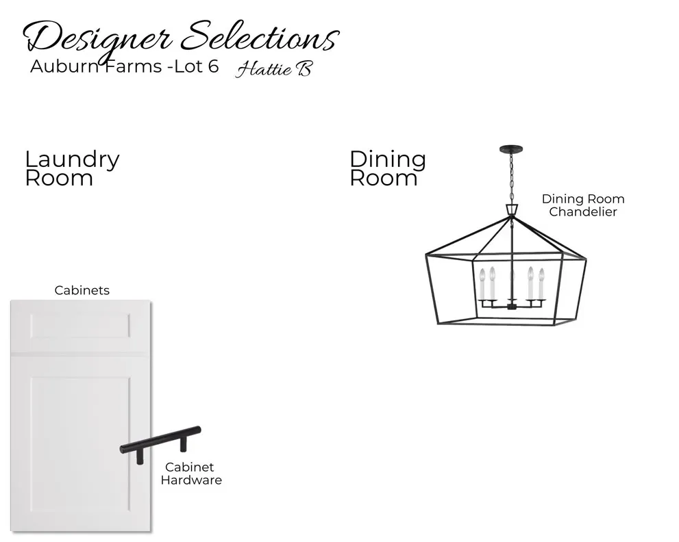 Auburn Farms Lot 6 - Dining & Laundry - All plans, pricing and specifications are subject to change without notice.