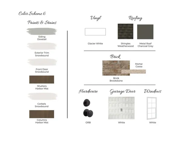 Auburn Farms Lot 6 - Exterior Color Scheme 6