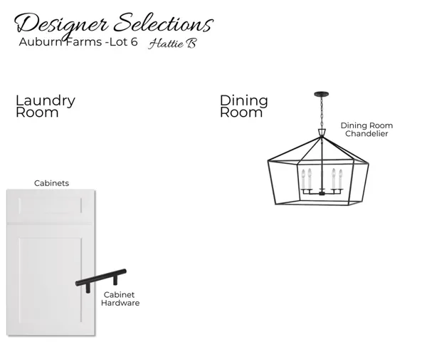 Auburn Farms Lot 6 - Dining & Laundry - All plans, pricing and specifications are subject to change without notice.
