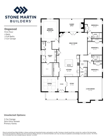 Visualize your future home with this thoughtfully designed floor plan, offering ample space for comfortable living.