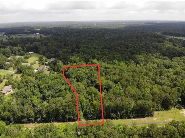 A tranquil, tree-lined lot provides a serene setting for your future home.