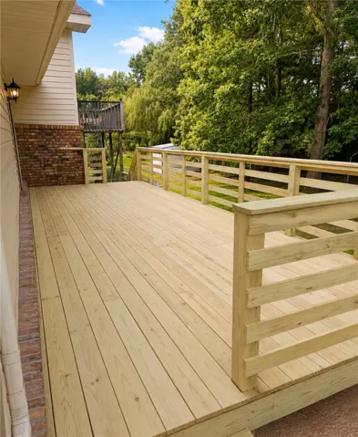 Brand new porch.