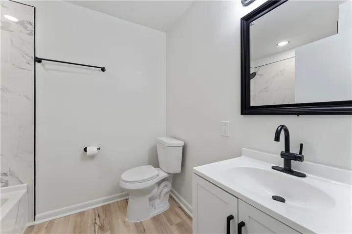 Hallway bathroom