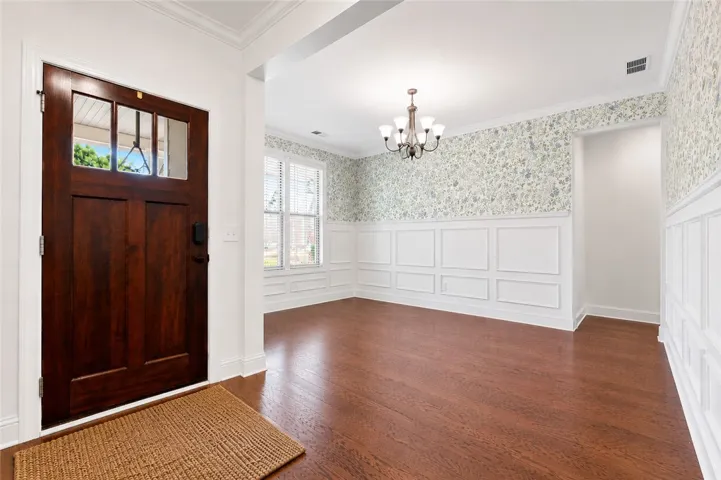 Wall-paper is virtually added to inspire playing with patterns!