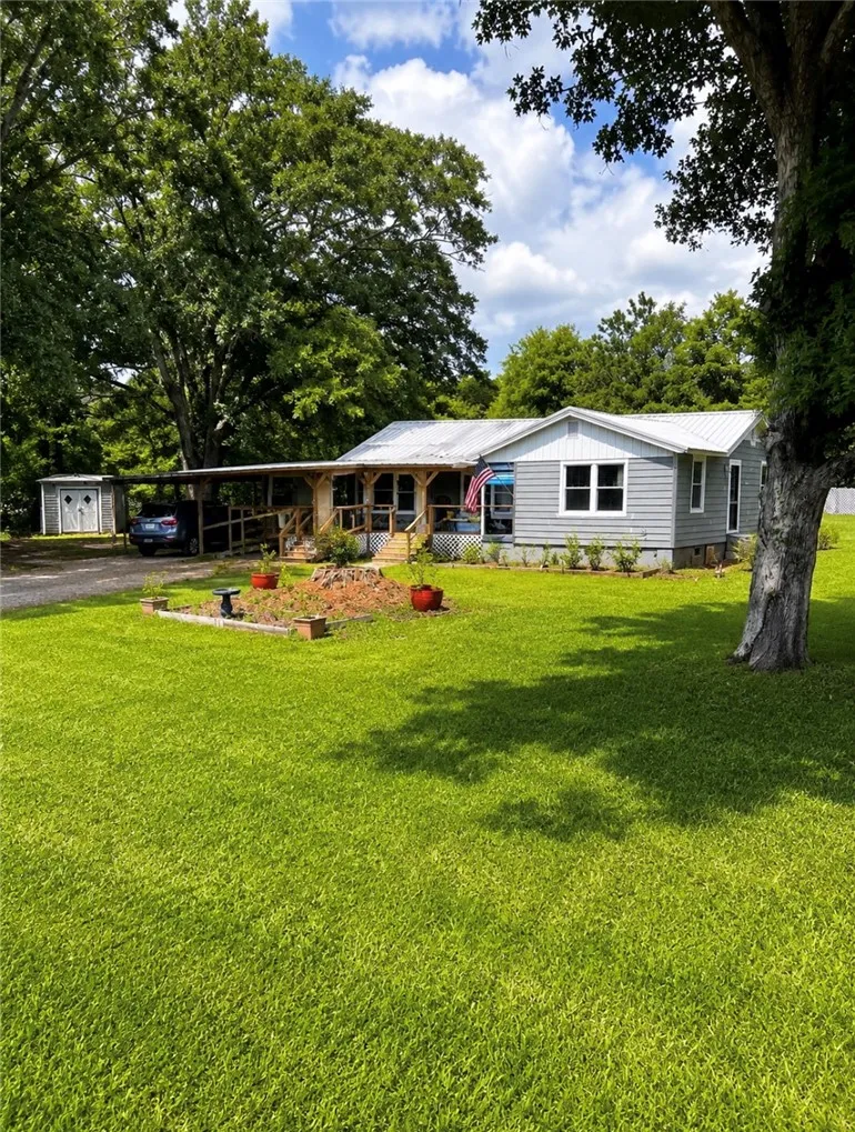 Large front yard