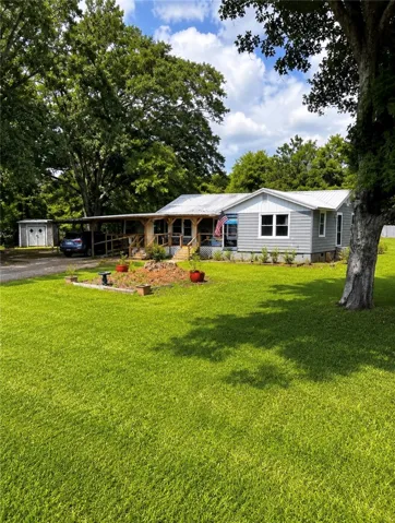 Large front yard