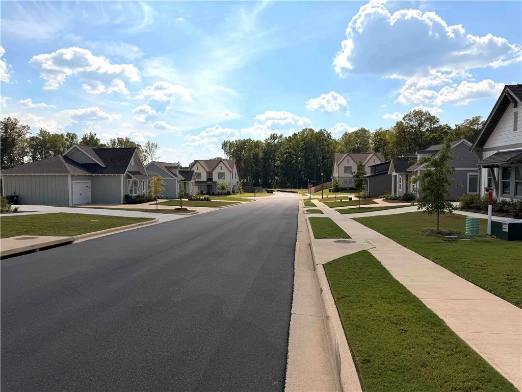Street View West, Curb & Gutter, sidewalks