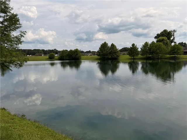 The community lake offers a serene setting and fishing.