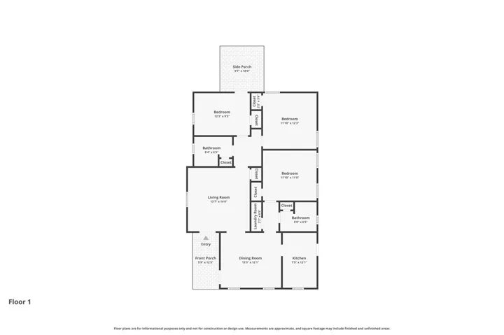 Floor plan highlighting distinct living zones and bedrooms for optimal flow.