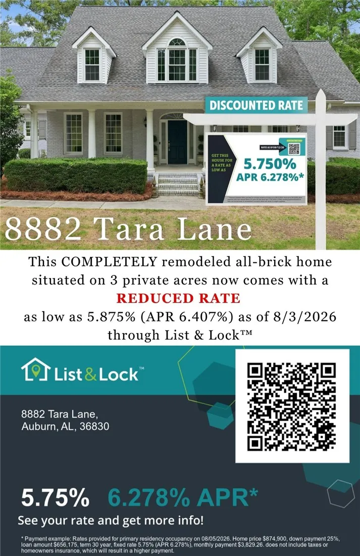 Classic brick exterior showcases architectural gables and a welcoming covered front entry.