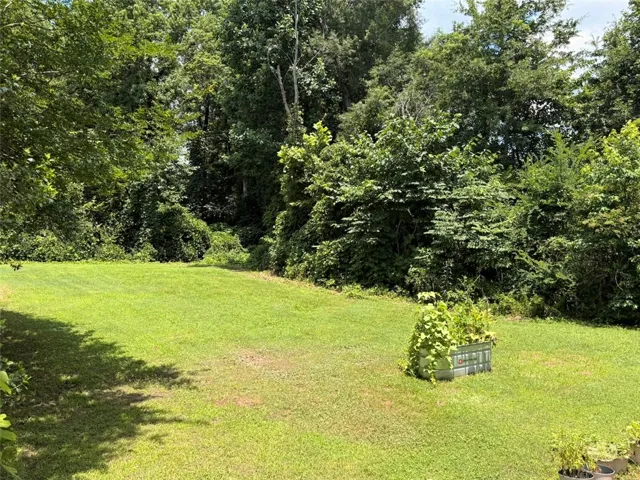 Extra yard space outside the fence