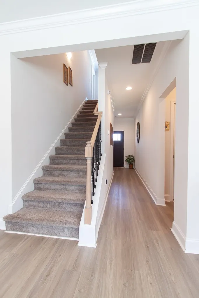 Generous foyer.