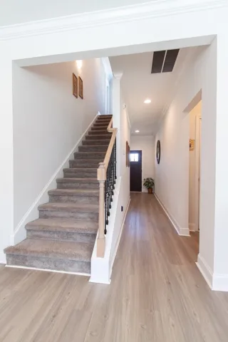 Generous foyer.