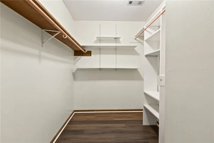 Large walk-in Closet off the primary bedroom.
