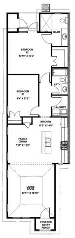 Northgate Duette 3D Floor Plan