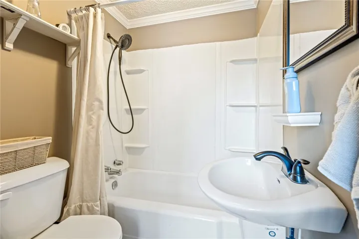 A well-appointed bathroom offers a practical and refreshing space for daily routines.