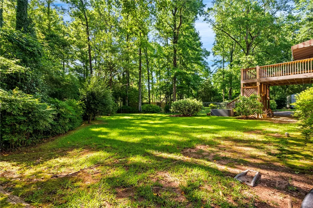 View of back deck